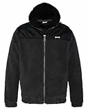Schott NYC SWWARD2 Sweat Polaire Zippé à Capuche, Noir, XL Homme