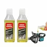 2 Pack Huile Chaine Tronçonneuse, Huile Tronconneuse Electrique, 100ml *2, Guide-Chaîne De Tronçonneuse Pour Taille-Haies, ÉQuipements Hydrauliques
