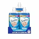 SOUPLINE Adoucissant Linge Concentré 3D Grand Air , Assouplissant Linge Formule Améliorée pour Plus de Douceur*, Assouplissant Textile Liquide , Soupline Lot de 3x1,35L