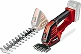 Einhell Cisaille à gazon sans fil GE-CG 18/100 Li-Solo Power X-Change (18V, boîte de vitesses couverte, changement de lame sans outil) Livré sans Batterie ni Chargeur