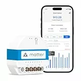 Meross Interrupteur Connecté Matter MSS815, 1 Voie | Fil Neutre Requis | Commande d'Éclairage et Suivi Conso d'Énergie | Configuration Rapide | Compatible avec Apple HomeKit, Alexa et Google Home