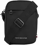 Tommy Hilfiger Sac à Bandoulière Homme Repreve Mini Reporter avec Logo, Noir (Black), Taille Unique