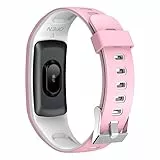 CatShin Bracelet de Montre Connecté Enfant Fille Garcon: Bracelet de Montre Silicone (Rose)