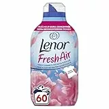 Lenor Fresh Air Adoucissant Jardins en Fleurs, 60 Lavages (840ml), Fraîcheur Ultra Concentrée, Technologie SolarDry pour Effet Séchage Plein Air, Protection Anti-Odeurs, Bouteille en Plastique Recyclé