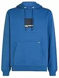 KARL LAGERFELD JEANS Homme Sweat À Capuche avec Logo Box Coupe Régulière, Bleu, M
