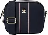 Tommy Hilfiger Sac à Bandoulière Femme Poppy Camera Bag Large Bandoulière, Bleu (Space Blue Corp), Taille Unique
