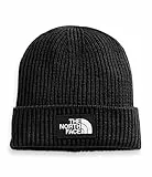 THE NORTH FACE NF0A3FJXJK3 TNF Logo Box Cuffed Beanie Hat Unisex Adult Black Taille OS