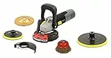 Fartools PMF1300 Surfaceuse multi-matériaux 1400 W 5en1 : ponçage (bois/plâtre), décapage, lustrage, meulage et surfaçage béton - vitesse variable