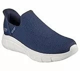 Skechers Homme Bobs B Flex Resilient Edge Basket, Navy Textile, 44 EU