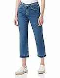 7 For All Mankind The Modern Straight Jeans, Dark Blue, Regular aux Femmes