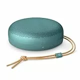 Bang & Olufsen Beosound A1 (3e Génération) Enceinte Bluetooth Portable Étanche avec 3 Micros, certifiée Cradle to Cradle - Eucalyptus Green