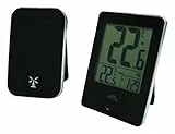 Thermomètre intérieur extérieur sans fil Noir - écran LCD - Otio