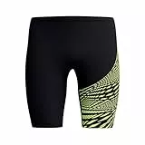 Speedo Medley Logo Jammer pour Homme, Black/Hyper Yellow, 40