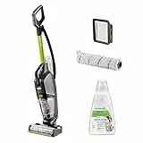 BISSELL CrossWave HydroSteam PET, Aspirateur Balai Laveur à Câble, Aspire, Lave & Sèche, Nettoyeur Vapeur Puissant, Idéal pour Ménages avec Animaux Domestiques, Nettoyeur a Eau Multi-surfaces, 3517N