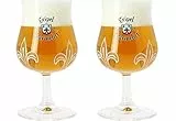 Karmeliet Lot de 2 verres à bière Tripel 25 cl