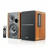 Edifier R1280Ts Enceintes de Bibliothèque Amplifiées - Moniteurs de Champ Proche Actifs Stéréo 2.0-Studio-42 Watts RMS avec Sortie de Ligne de Caisson de Basses-Boîtier en Bois