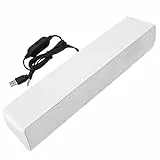 Barre de Son Stéréo Filaire USB Barre de Son TV Lecteur de Musique, Boîte de Son Surround Basse, Entrée 3,5 Mm, Son Stéréo 3D avec Large compatibilité, Akcesoria Audio i wideo