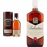 Aberlour Whisky Ecosse Speyside Single Malt 12 ans 40% vol. - La bouteille de 70cl & Ballantines Finest Blended Scotch Whisky 1Litre