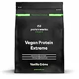 THE PROTEIN WORKS - Protéine Végane Extrême | Mélange de vitamines ajouté | Qualité première | Shake de protéines végétales | 57 Servings | Crème Vanillée | 2kg