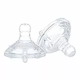 Nuby Medium Flow Anti-Colic Teats, Pack of 2