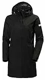 Helly Hansen Femme Manteau Imperméable Long Aden, Noir, 2XL
