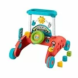 Fisher-Price Trotteur à 2 côtés, Rythme Stable et Réguliertrotteur interactif inspiré des voitures, Version: Anglais, UK; Italien; Portuguese; Espagnol, Castillan, HJP46
