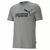 PUMA ESS Logo Tee T-Shirt Homme, Gris (Medium Gray Heather), 4XL