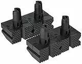 Silverline 548885 Lot de 4 butées d'établi