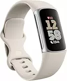 Fitbit Tracker d'activité Google Charge 6 avec abonnement Premium de 6 Mois Inclus, autonomie de la Batterie de 7 Jours et Google Wallet et Google Maps