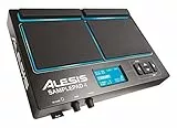 Alesis Sample Pad 4 - MultiPad Sampler et Déclencheur de Samples et Percussions, Ultra Compact avec 4 Zones Sensibles, 25 Sons de Kit Batterie, Lecteur de Carte SD/SDHC, Effets et Sortie USB/MIDI