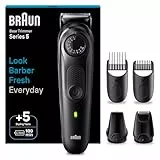 Braun Tondeuse À Barbe Series 5 BT5430, Tondeuse Pour Hommes Avec Outils De Stylisation, 100 Minutes D’autonomie