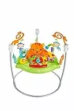 Fisher-Price Jumperoo Jungle | Siège Harnais Sauteur Bébé | Jumper Bébé | Jeu Bébé 9 mois et + | Siège Bébé Table d’Activités | Sièges Sauteurs Suspendus | Balancelle Bébé | Jouet Enfant 1 an, CHM91