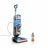 Shark EX121BRN CarpetXpert Nettoyeur de tapis vertical pour animaux domestiques, nettoyage en profondeur, élimination de la saleté et de la crasse, shampooing pour tapis, bleu