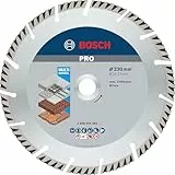 Bosch Professional 1x Disque à Tronçonner Diamanté Standard for Universal (Béton, Brique, Pierre, 230 x 22,23 mm, Accessoires pour Meleuses Angulaires)
