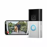 Ring sonnette vidéo Plus sans fil (Battery Video Doorbell Plus) | Caméra sonnette vidéo sans fil à installer soi-même avec vidéo HD 1536p, batterie rechargeable | Facile à installer (5 min)
