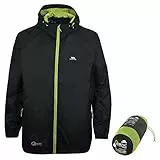 Trespass Mixte Qikpac Jacket Vestes coupe pluie, Noir, XL EU