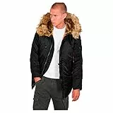 Alpha Industries N3B VF 59 Veste d'hiver pour Femme, Black, X-Large Homme