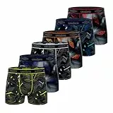 Umbro Boxer Homme Sport, Caleçon Homme Respirant et Stretch (Lot de 6) L
