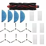 Fantisi Lot de 6 filtres HEPA, 6 brosses latérales, 4 serpillères, 1 brosse-rouleau principale - Accessoire de rechange pour aspirateur robot OKP K7/K8