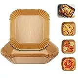 Papier de cuisson 4L+6L pour Gidgimo G230 Max, G230 Ultra, G10 Pro friteuse à air chaud à double chambre, 100 pièces