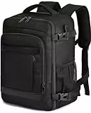 KLOSTAIN Sac à Dos Voyage Cabine Avion 45x36x20 pour Easyjet 30L Bagage Cabine Grande Bagage à Main sous Le Siège Sac à Dos Homme pour Ordinateur Portable 14 Noir