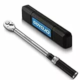 GOYOJO 10-110Nm Clé Dynamométrique 1/2' Haute Précision, ± 3%, Réglage Bidirectionnel à 72 Dents pour l'entretien de Motos et Voitures