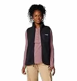 Columbia Couche extérieure en polypolaire West Bend Vest II, poches sécurisées, ourlet personnalisable, fermeture à glissière à accès rapide, détails durables - Femmes