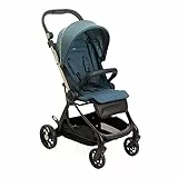 Poussette citadine - CHICCO - One4Ever Green Gem - Hamac réversible - Grandes roues - Poids 7.9 kg