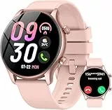 Montre Connectée Homme Femme, 120+ Sportifs Modes Montre, Montre Intelligente de Surveiller Cardio, 1,39“ HD Écran Tactile Smartwatch Avec Appels Bluetooth, Podometre et Sommeil pour Android iOS,rose