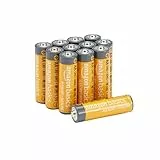 Amazon Basics Lot de 12 piles alcalines AA haute performance, 1,5 V, durée de conservation de 10 ans
