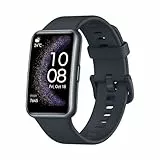 HUAWEI Watch FIT Édition spéciale, Écran AMOLED HD 1,64 Pouces, Suivi Scientifique du Sommeil, GPS intégré, Batterie Longue durée, Compatible avec Android et iOS, Noir + AP52