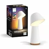 Philips Hue Twilight, Lampe de chevet et de réveil connectée, lumière blanche et couleur, compatible Bluetooth, commande vocale avec Alexa, Apple Home et Google Assistant
