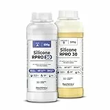 Caoutchouc de silicone liquide 1:1 pour moulage R PRO 30, non toxique, pour moules durs et compatible avec les résines, la cire, le plâtre et d'autres matériaux (1 kg)