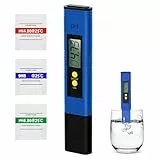 PH Mètre Numérique, PH Testeur 0-14 PH 0.01 Haute Précision Testeur, PH Piscine Testeur avec Fonction D'étalonnage Automatique, Testeur pH Mètre pour l'eau Potable, Aquariums, Piscines